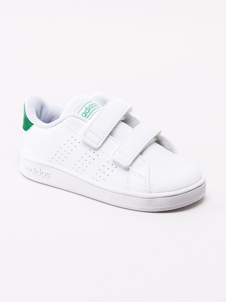 45201009 Adidas Advantage Infant EF0301 vita cleana sneakers för små barn-1