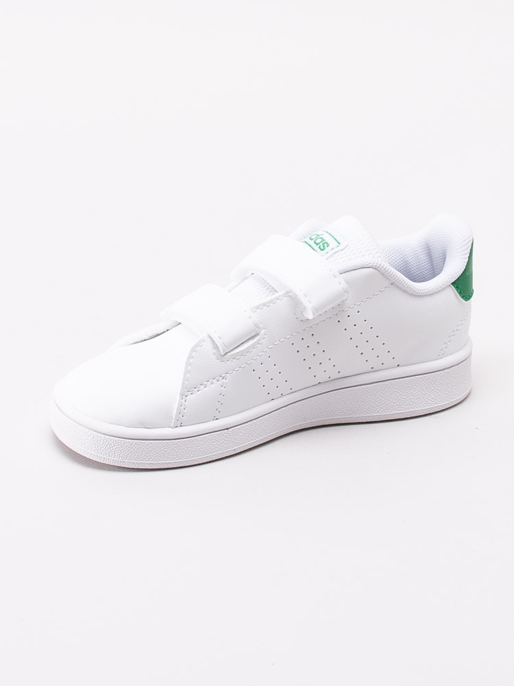 45201009 Adidas Advantage Infant EF0301 vita cleana sneakers för små barn-2