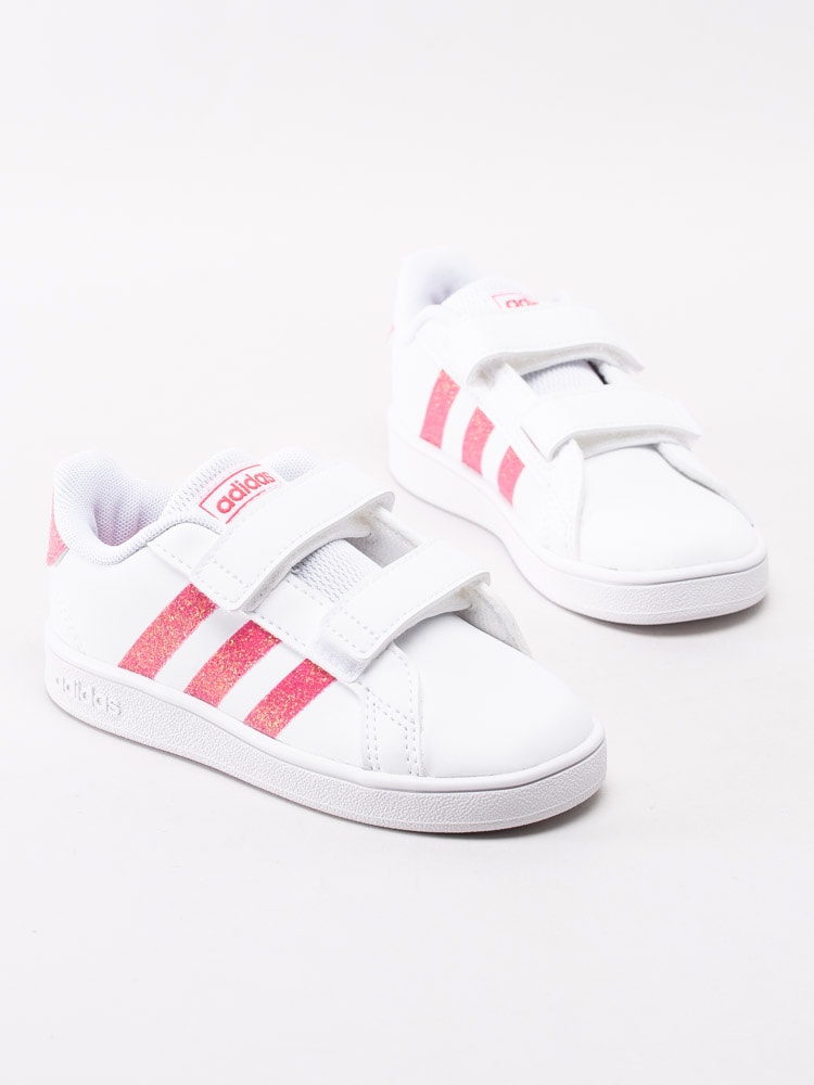 45201010 Adidas Grand Court Infant EG3815 Vita sneakers för små barn-6