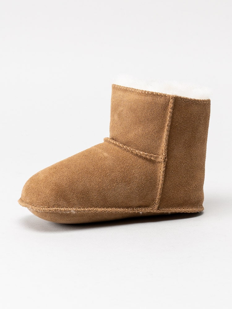 UGG - Infant Erin - Ljusbruna ullfodrade babyskor i mocka