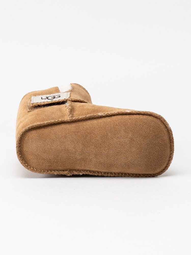 UGG - Infant Erin - Ljusbruna ullfodrade babyskor i mocka