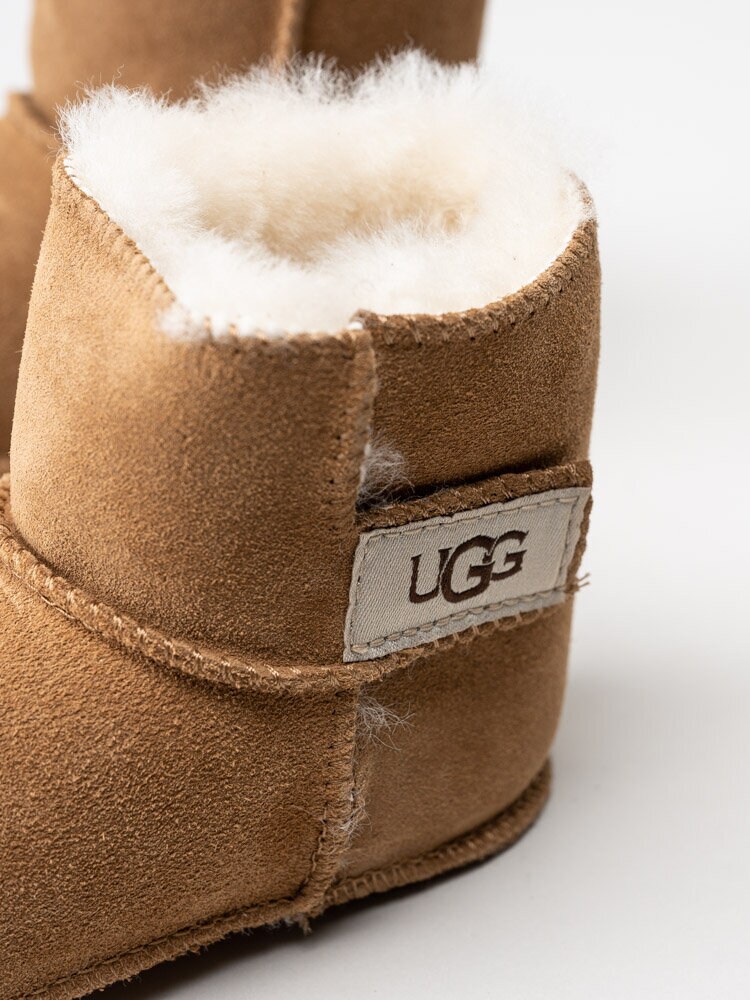 UGG - Infant Erin - Ljusbruna ullfodrade babyskor i mocka