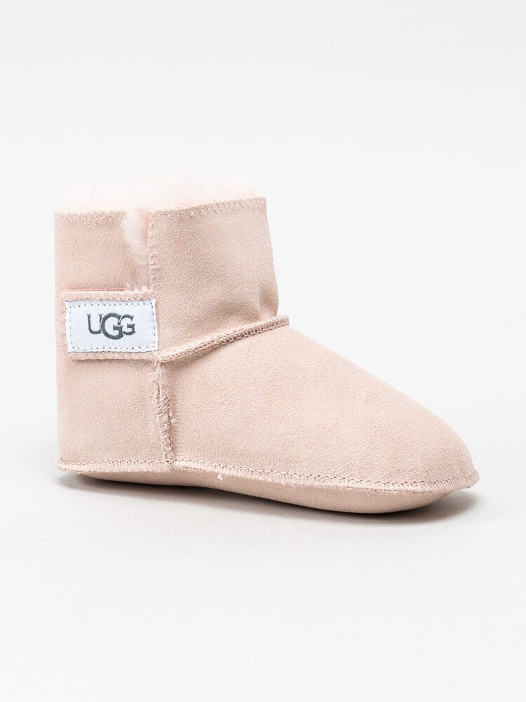 UGG - Infant Erin - Rosa ullfodrade babyskor i mocka