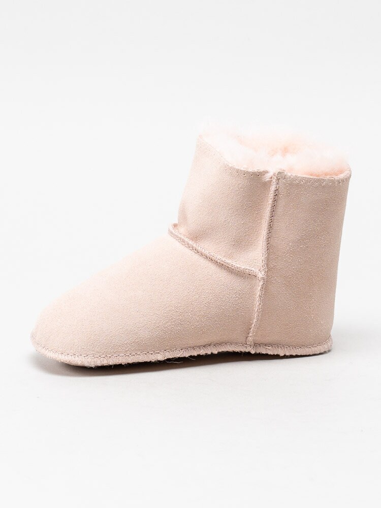 UGG - Infant Erin - Rosa ullfodrade babyskor i mocka