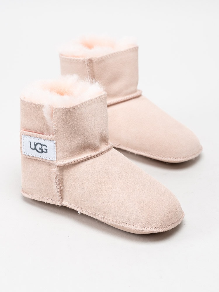 UGG - Infant Erin - Rosa ullfodrade babyskor i mocka