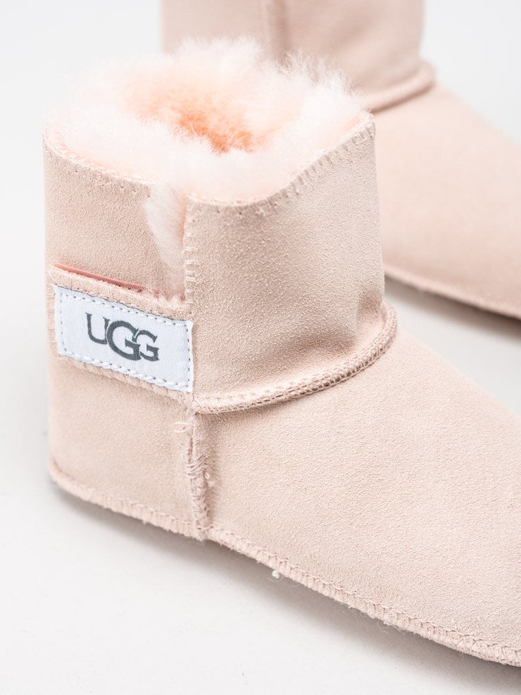 UGG - Infant Erin - Rosa ullfodrade babyskor i mocka