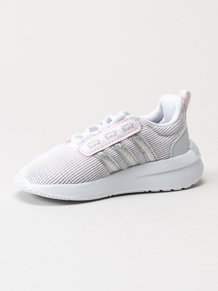 Adidas - Racer TR21 Infant - Vita sneakers med silvriga detaljer