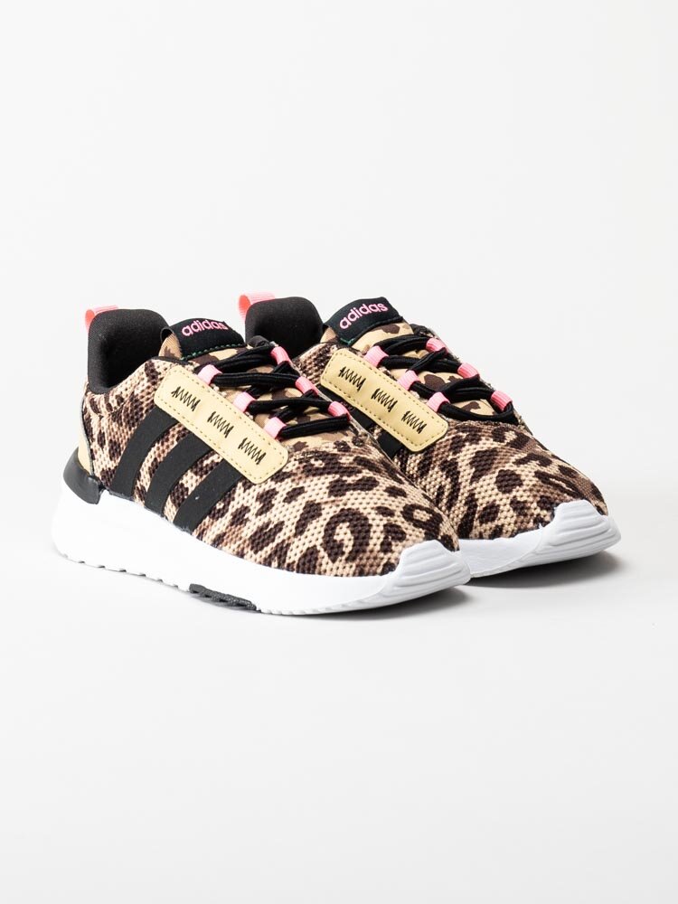 Adidas - Racer TR21 I - Bruna leopardmönstrade sneakers