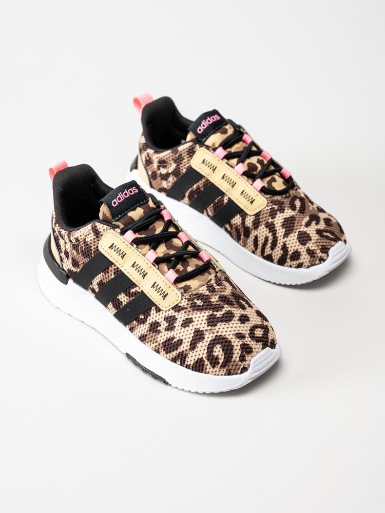 Adidas - Racer TR21 I - Bruna leopardmönstrade sneakers