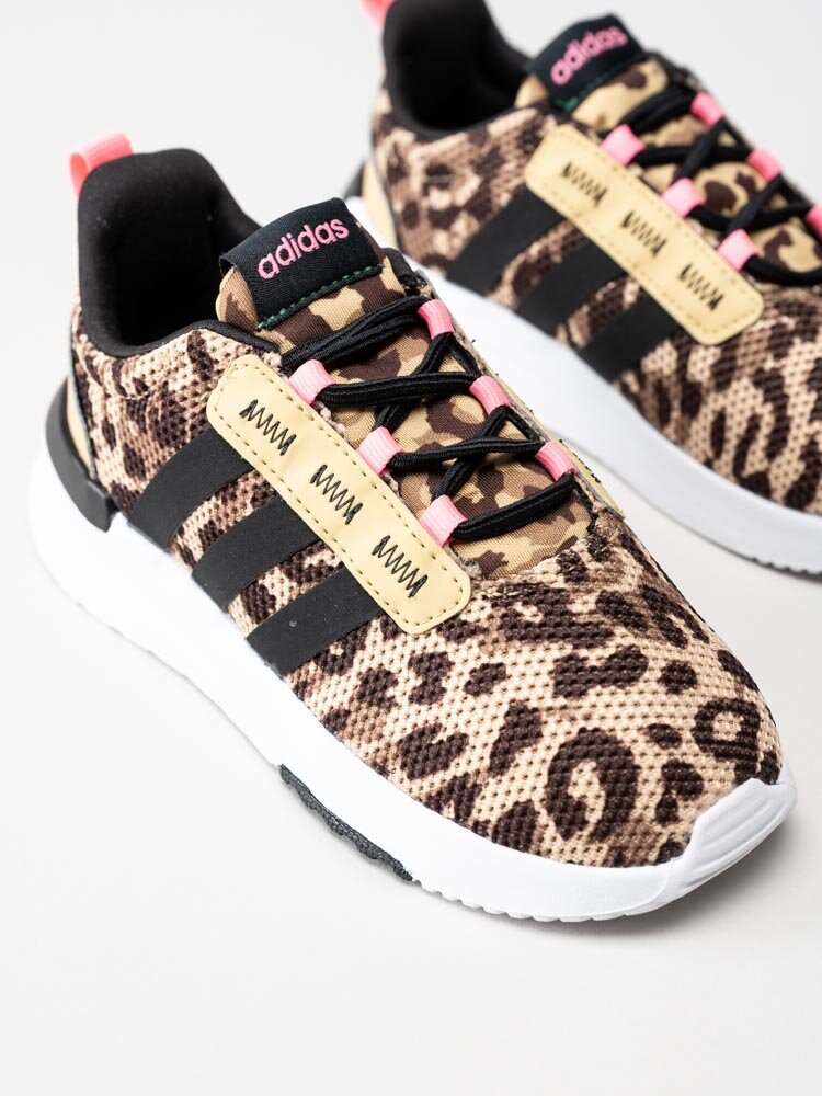 Adidas - Racer TR21 I - Bruna leopardmönstrade sneakers