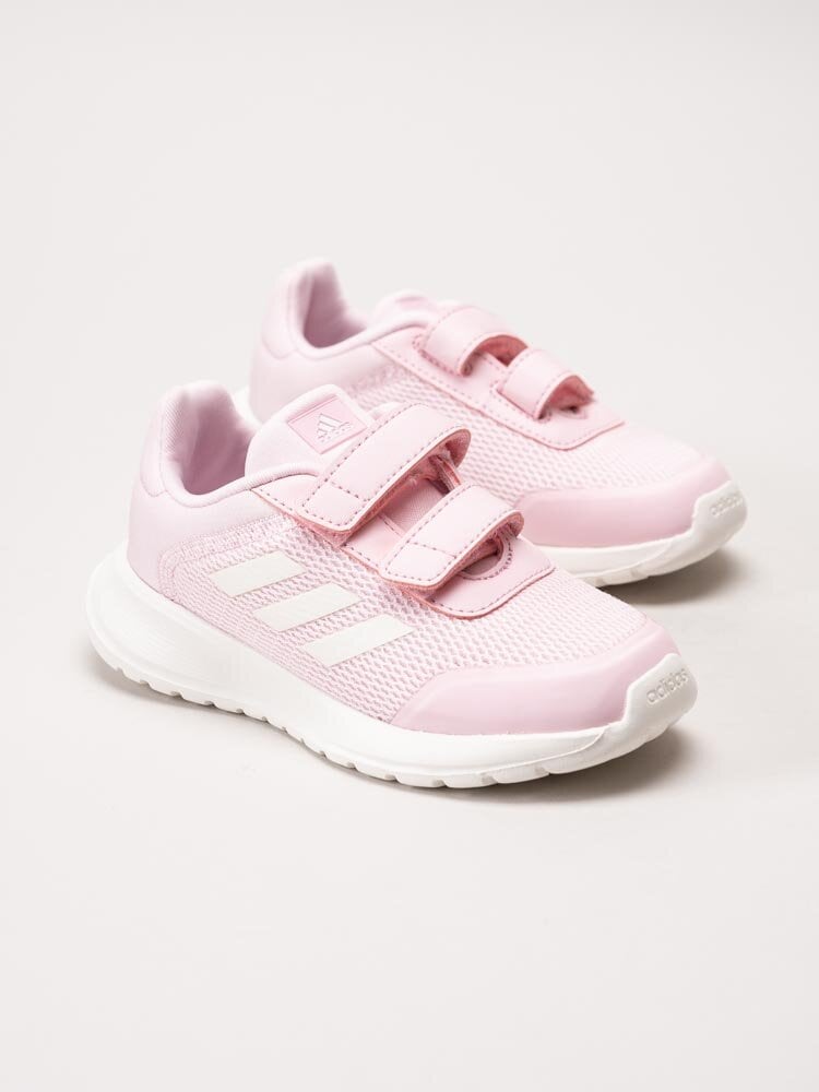 Adidas - Tensaur Run 2.0 CF I - Ljusrosa sneakers i textil