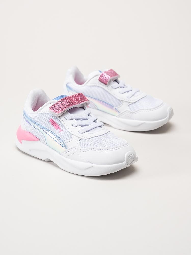 Puma - X-Ray Speed Lite AC - Vita sneakers med rosa detaljer