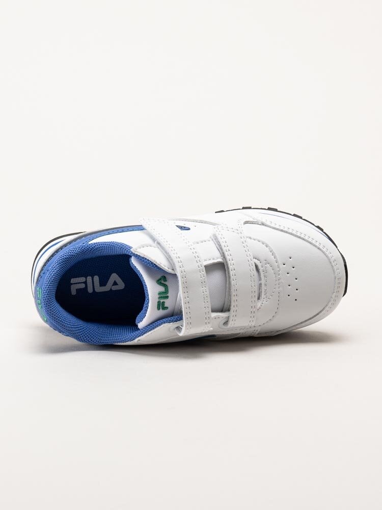 FILA - Orbit Velcro Tdl - Vita sneakers med blåa detaljer