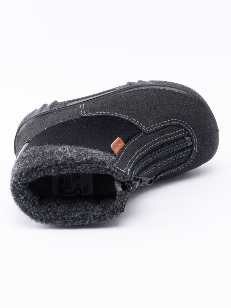 Kuoma - Baby Fleece Collar - Svarta ullfodrade vinterkängor