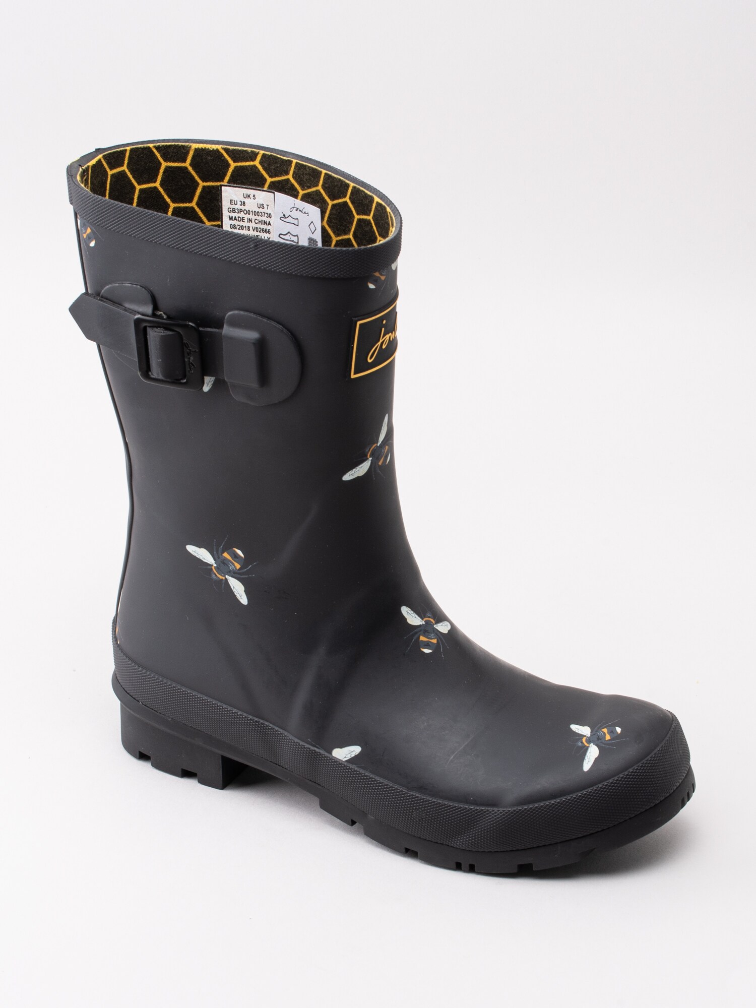 50191011 Joules Molly Welly 201038-BLKBOTB svart mellanhög gummistövel-1