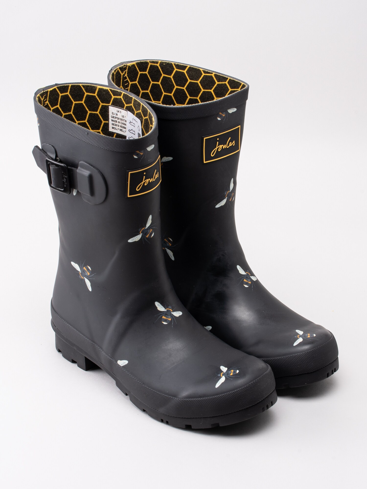 50191011 Joules Molly Welly 201038-BLKBOTB svart mellanhög gummistövel-3