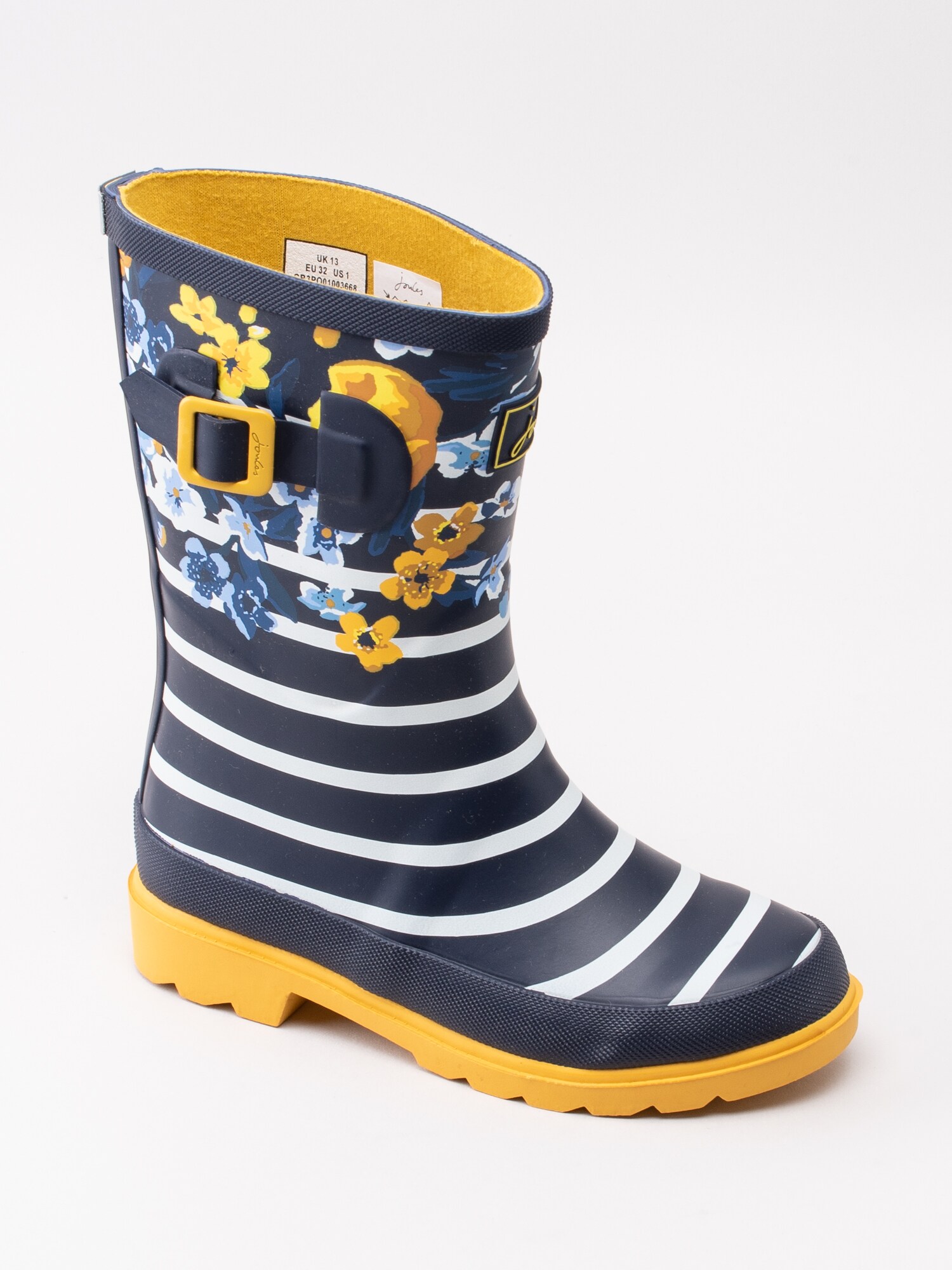 50191016 Joules Jnr Welly Print 201122-NAVBOTAN mörkblå barn gummistövel-1