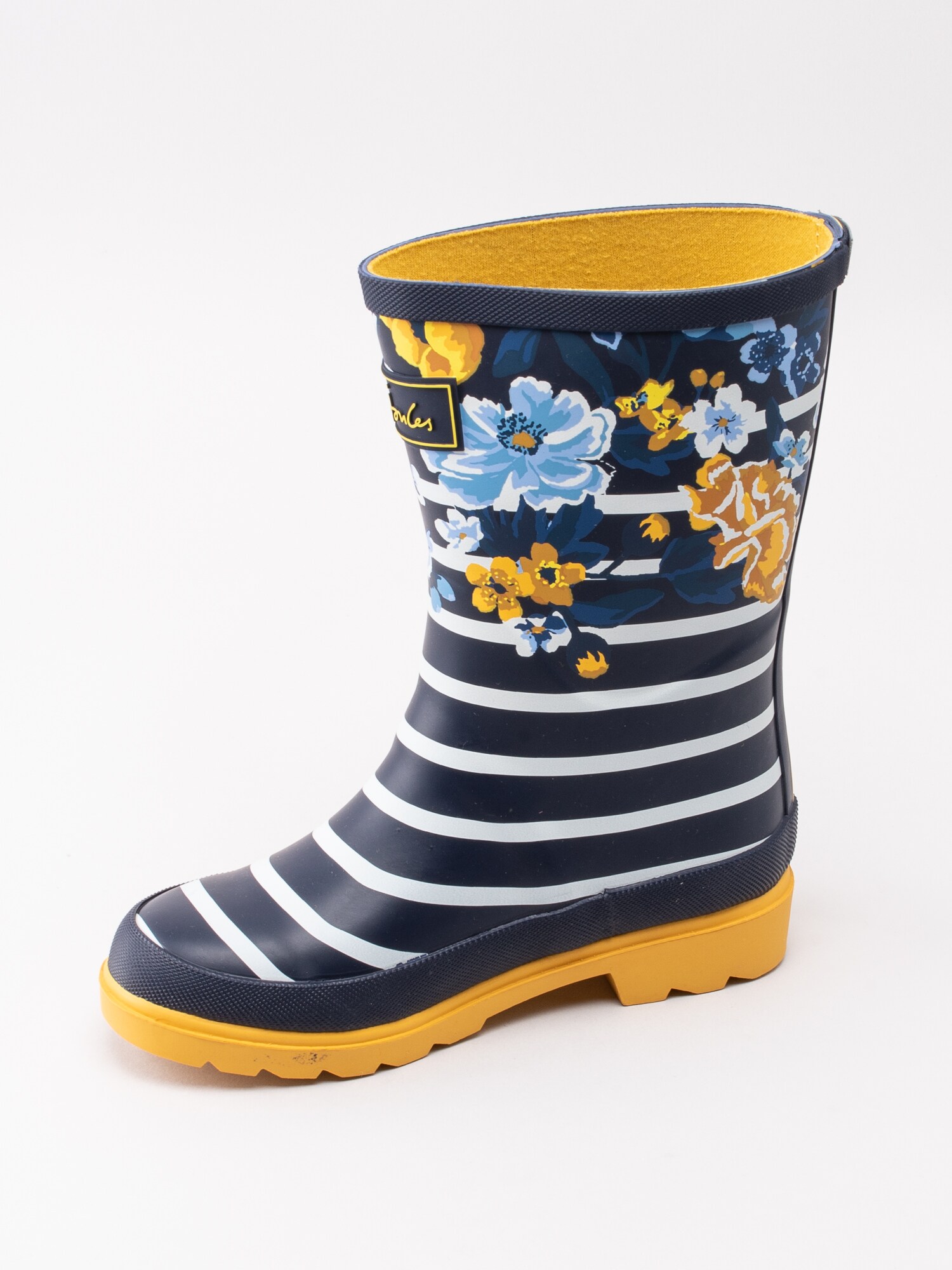 50191016 Joules Jnr Welly Print 201122-NAVBOTAN mörkblå barn gummistövel-2