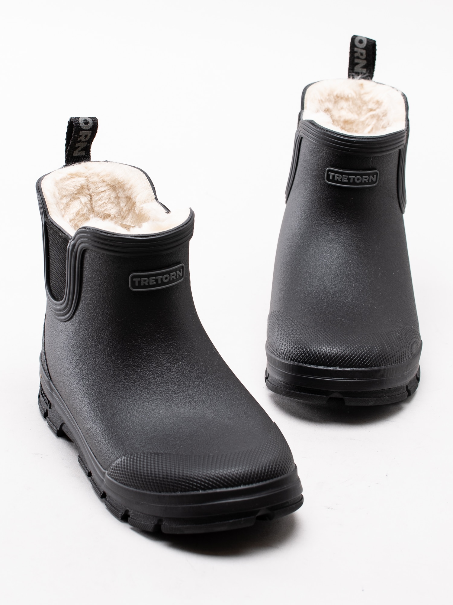 50193008 Tretorn Active Chelsea Winter 473379-010AA svarta fodrade låga gummistövlar-6