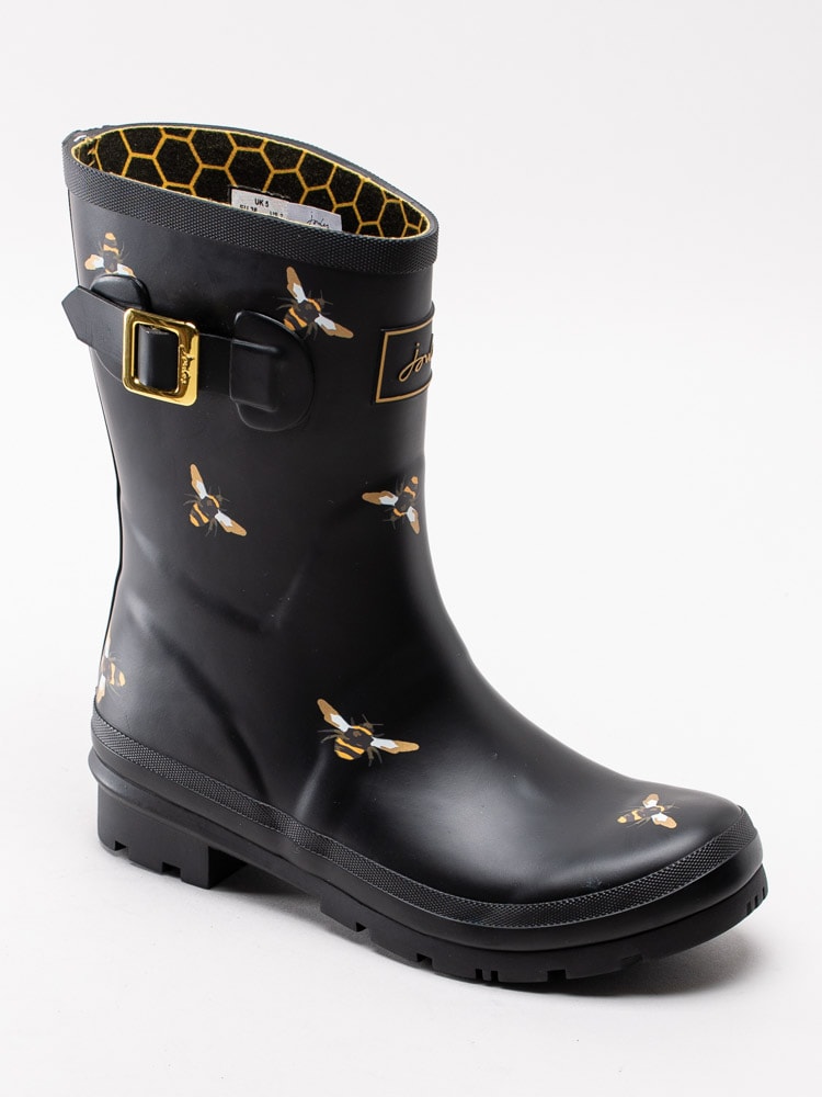 50201018 Joules Molly Welly 204272 Svarta mid gummistövlar med humlor-1