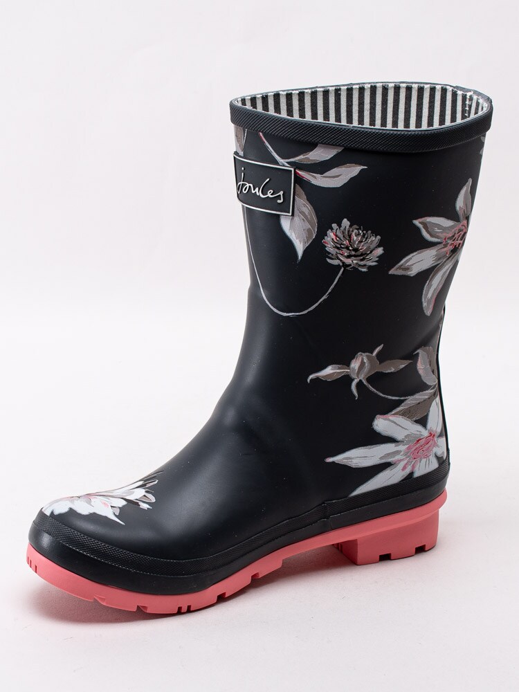 50201019 Joules Molly Welly Dark Grey Floral Mörkgrå gummistövlar med blommotiv-2