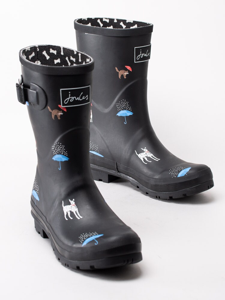 50203016 Joules Molly Welly 209675-BLKCATDOG Black Cat Dog Svarta gummistövlar med djurprint -6