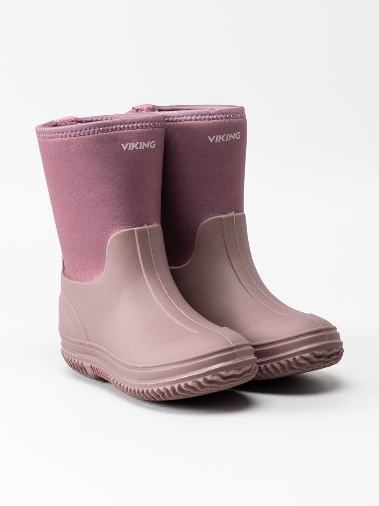 Viking Footwear - Slush - Rosa gummistövlar med neoprenskaft