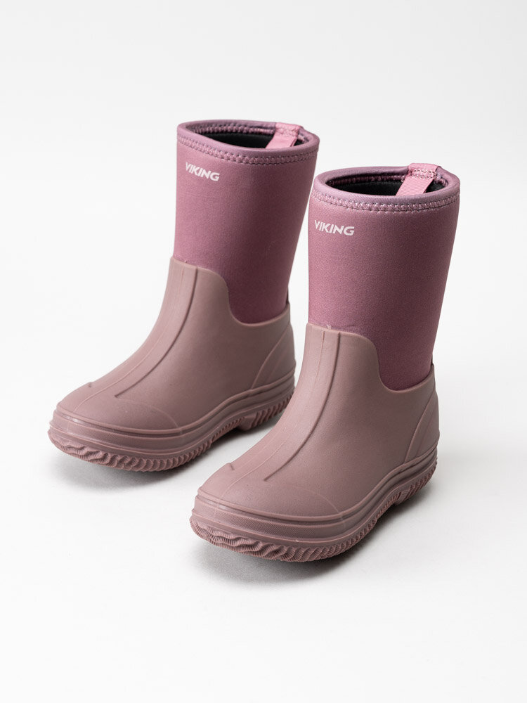 Viking Footwear - Slush - Rosa gummistövlar med neoprenskaft