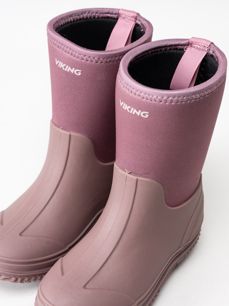 Viking Footwear - Slush - Rosa gummistövlar med neoprenskaft