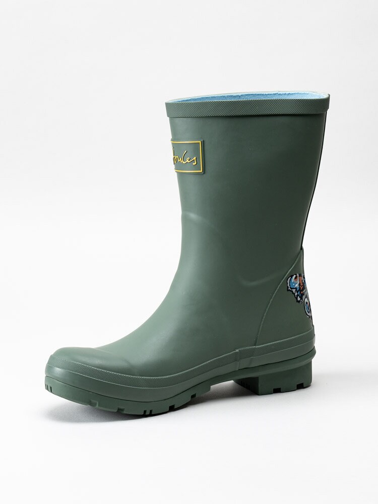 Molly Welly - Gröna gummistövlar med fjärilsmotiv