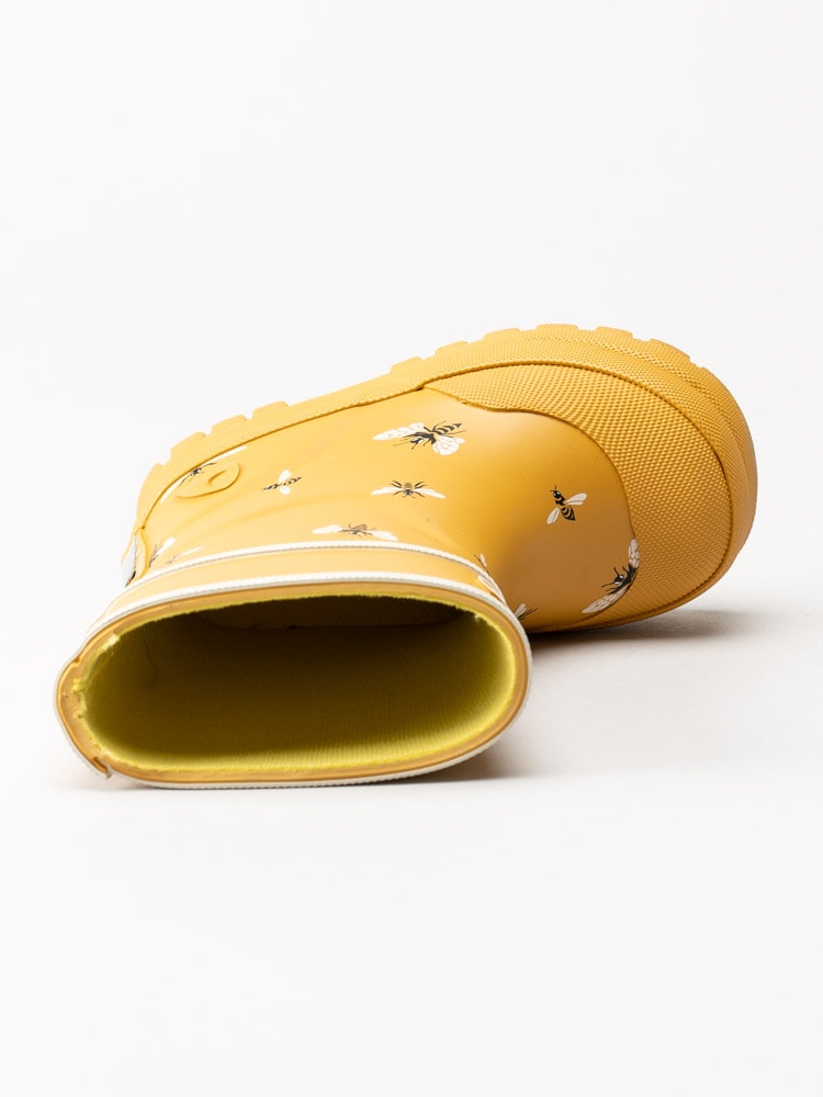 Viking Footwear - Alv Jolly - Gula gummistövlar med getingprint