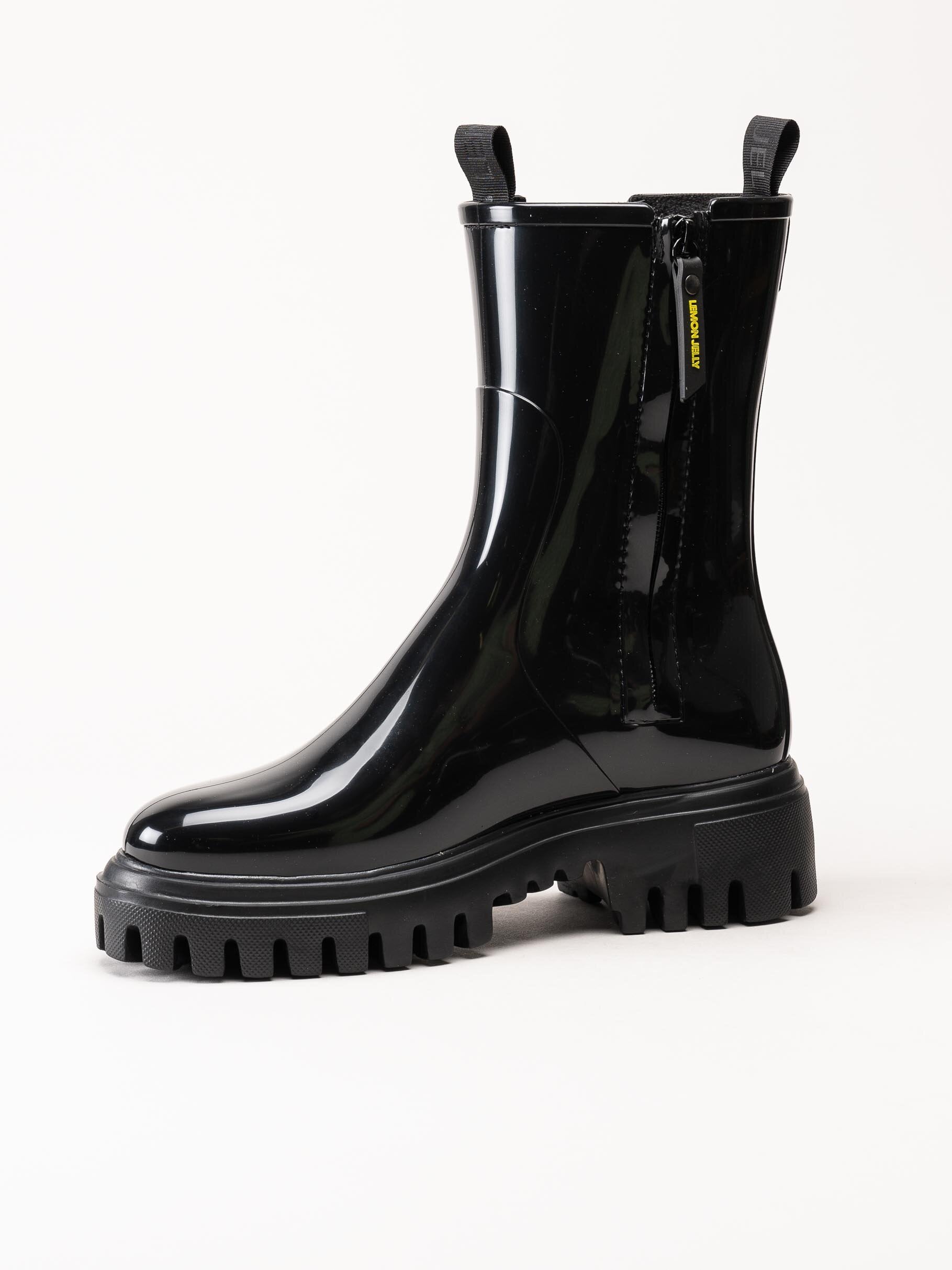 Lemon Jelly - City 01 - Svarta vattentåliga chelsea boots