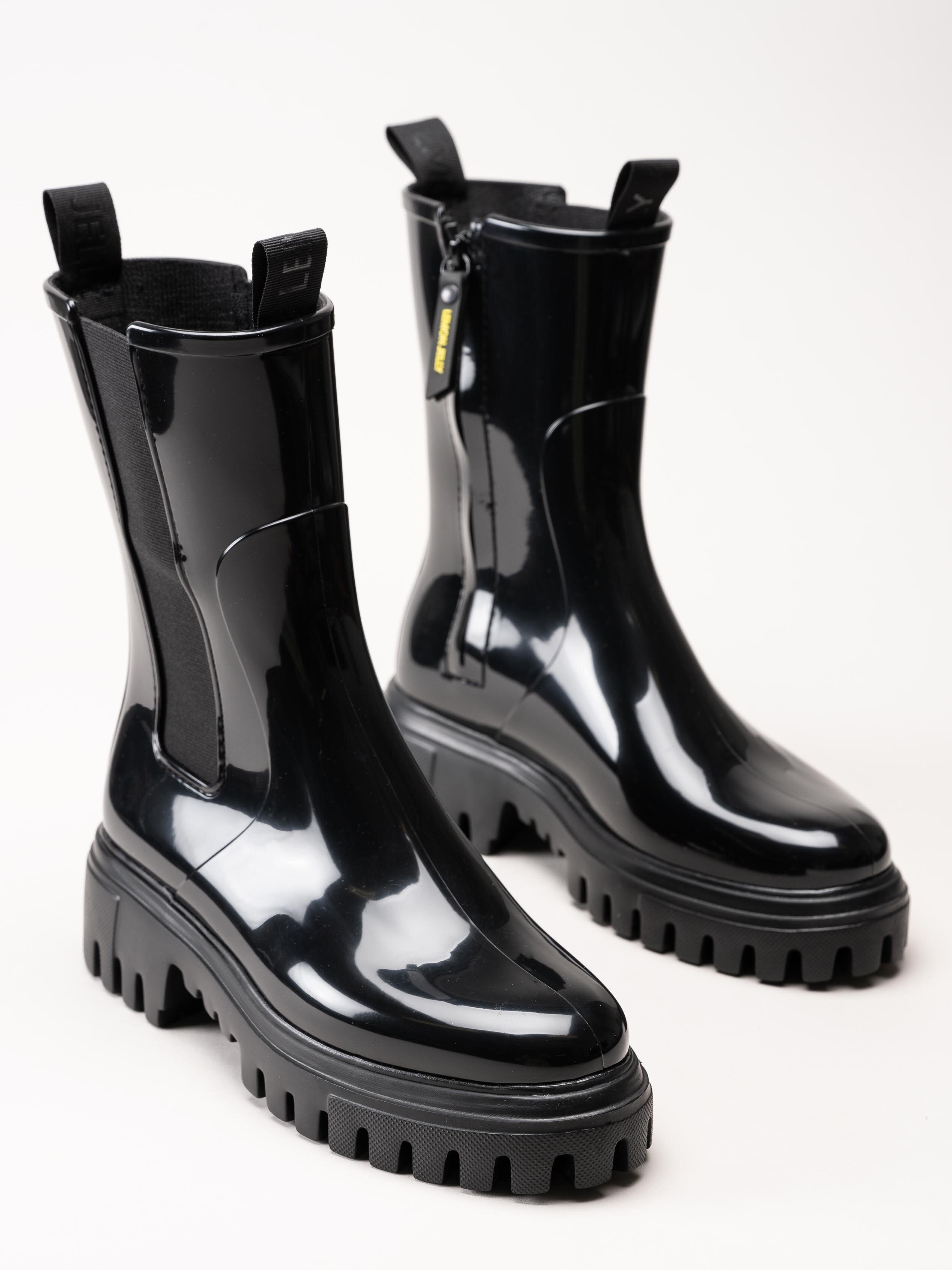 Lemon Jelly - City 01 - Svarta vattentåliga chelsea boots