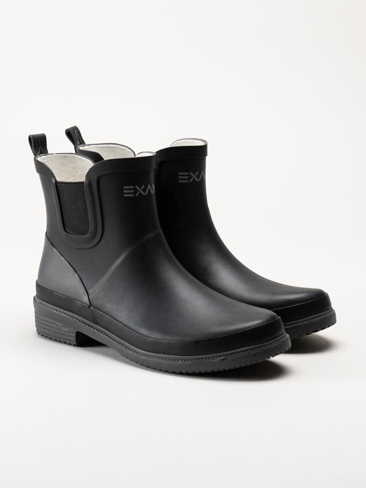 Exani - Low Color Boot W - Svarta gummistövlar