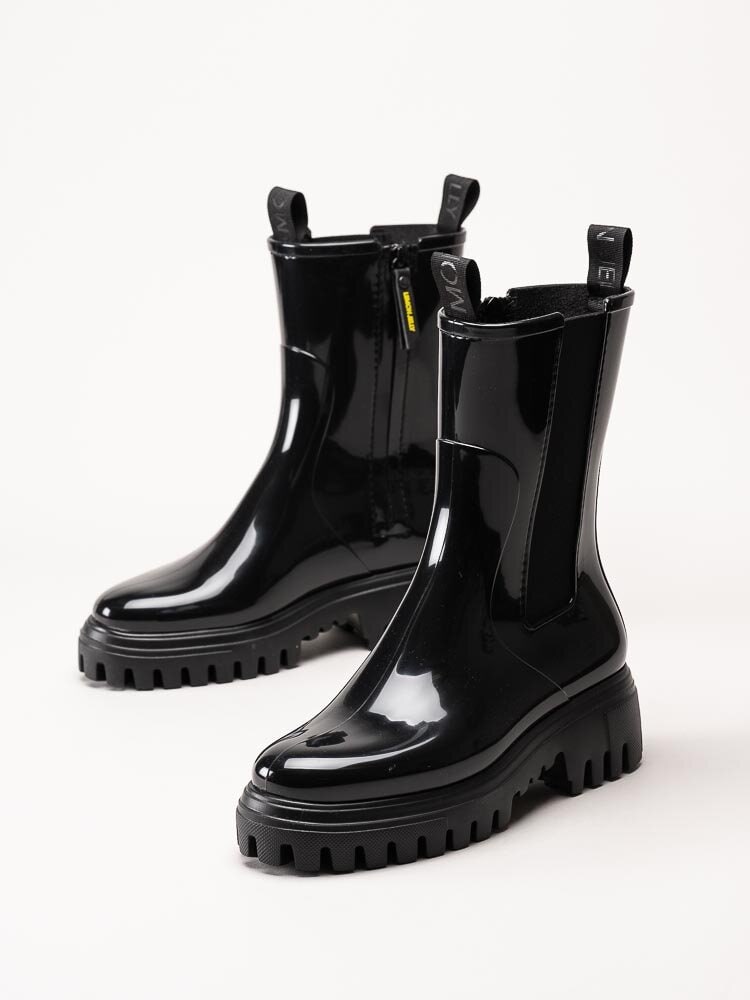 Lemon Jelly - City 01 - Svarta vattentåliga chelsea boots