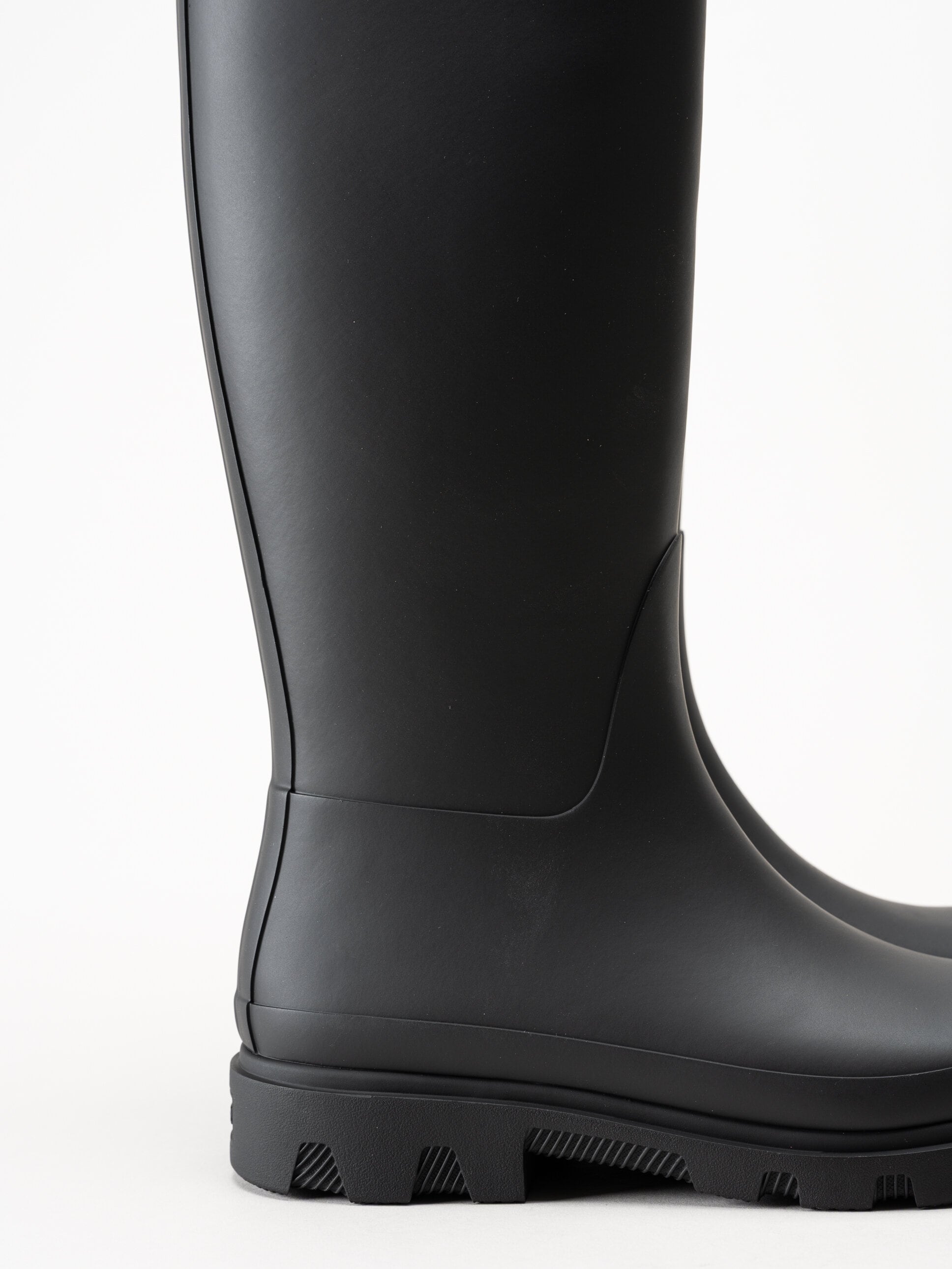 Hunter - Unisex Downpour Tall Boot - Svarta höga gummistövlar