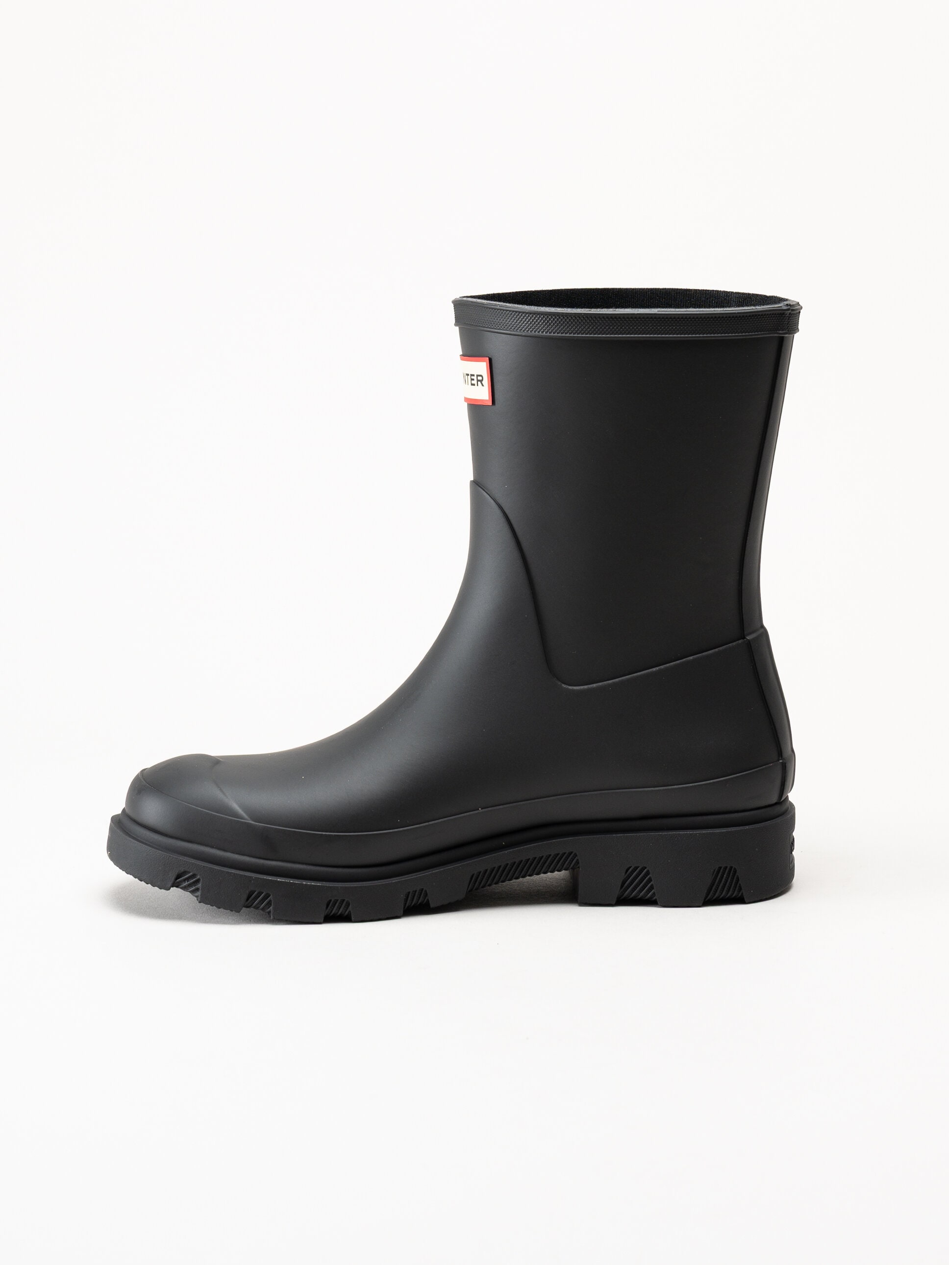 Hunter - Unisex Downpour Short Boot - Svarta låga gummistövlar