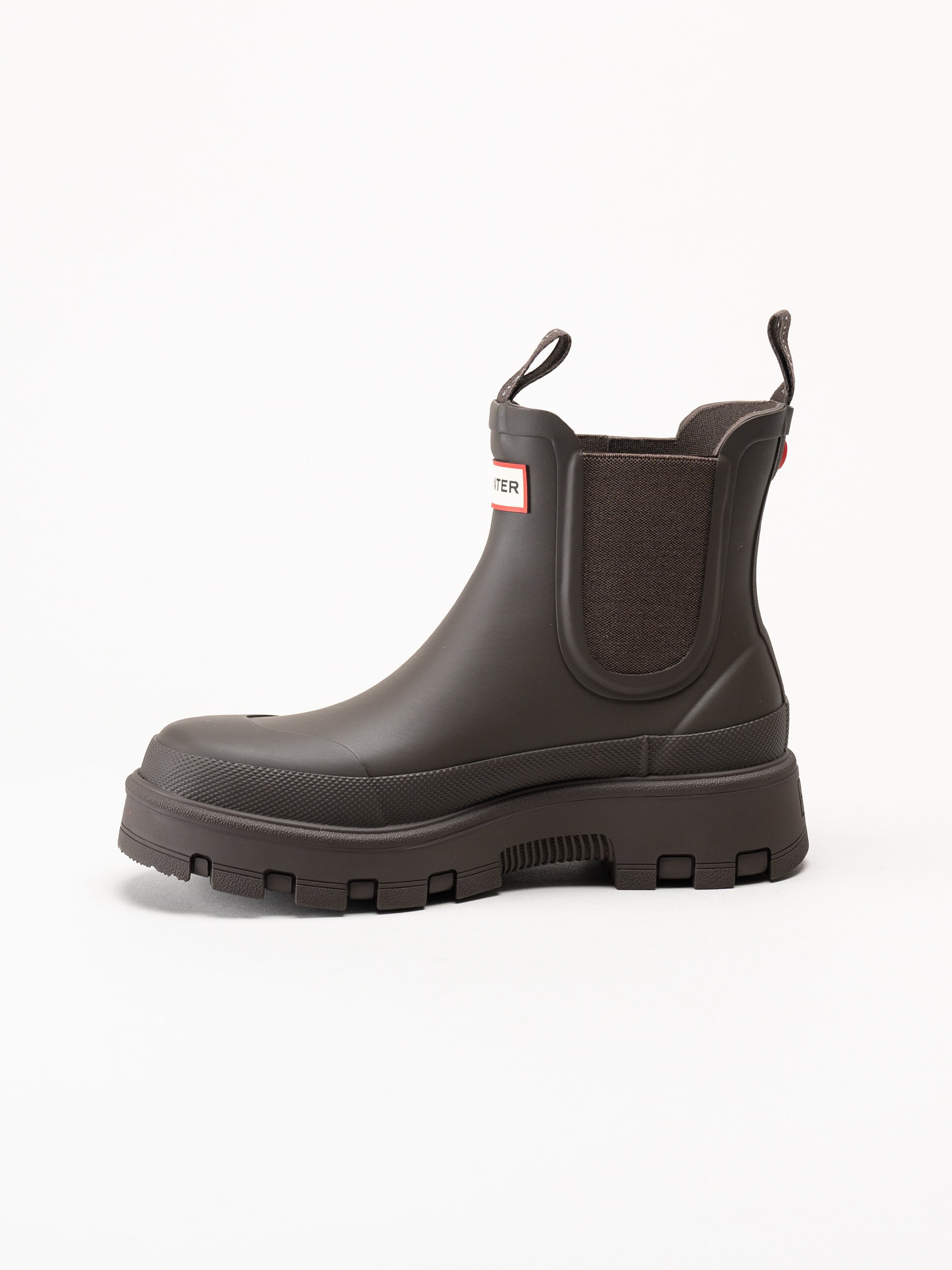 Hunter - Unisex Elements Elastic Chelse - Bruna låga gummistövlar