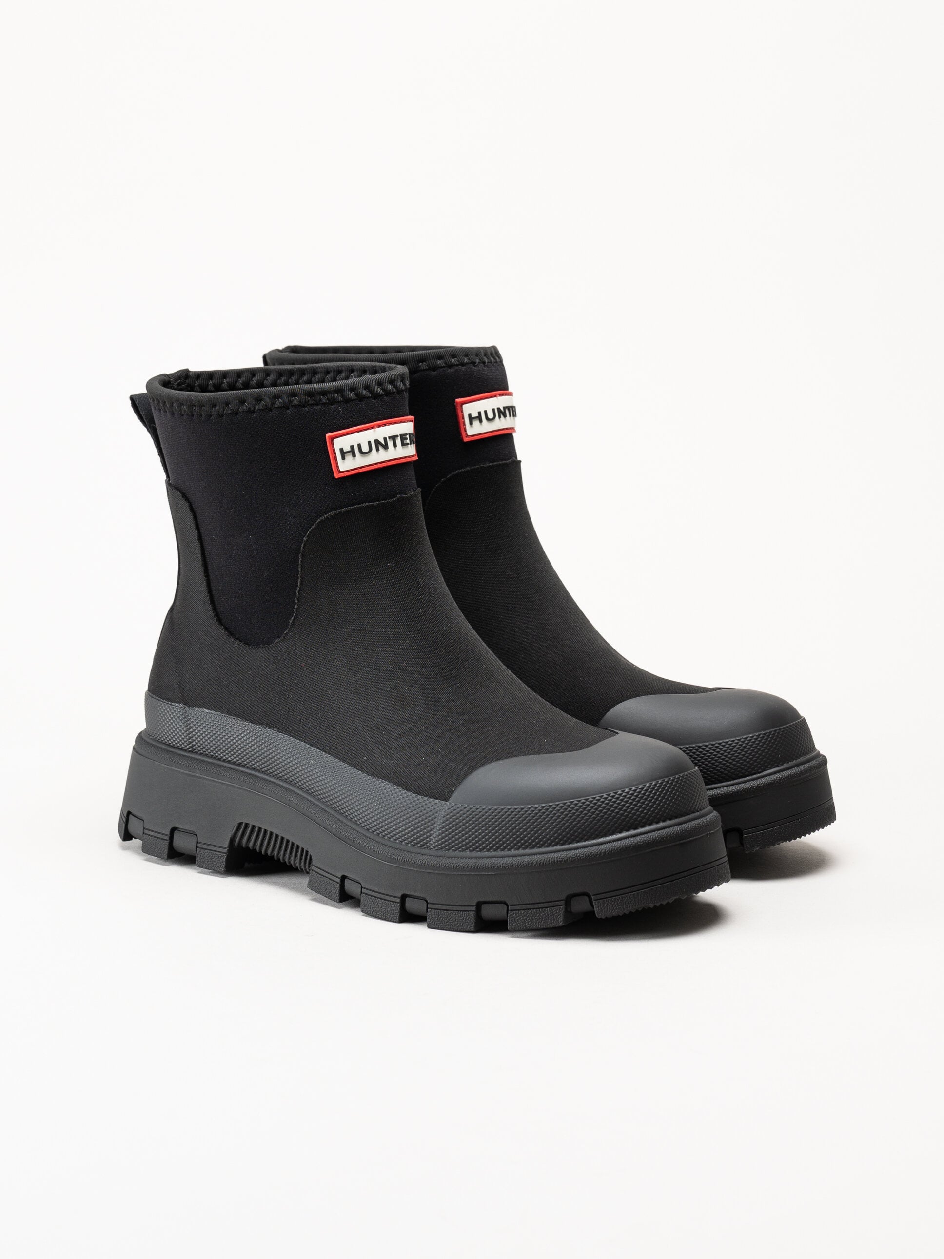 Hunter - Unisex Elements Neoprene - Svarta låga gummistövlar