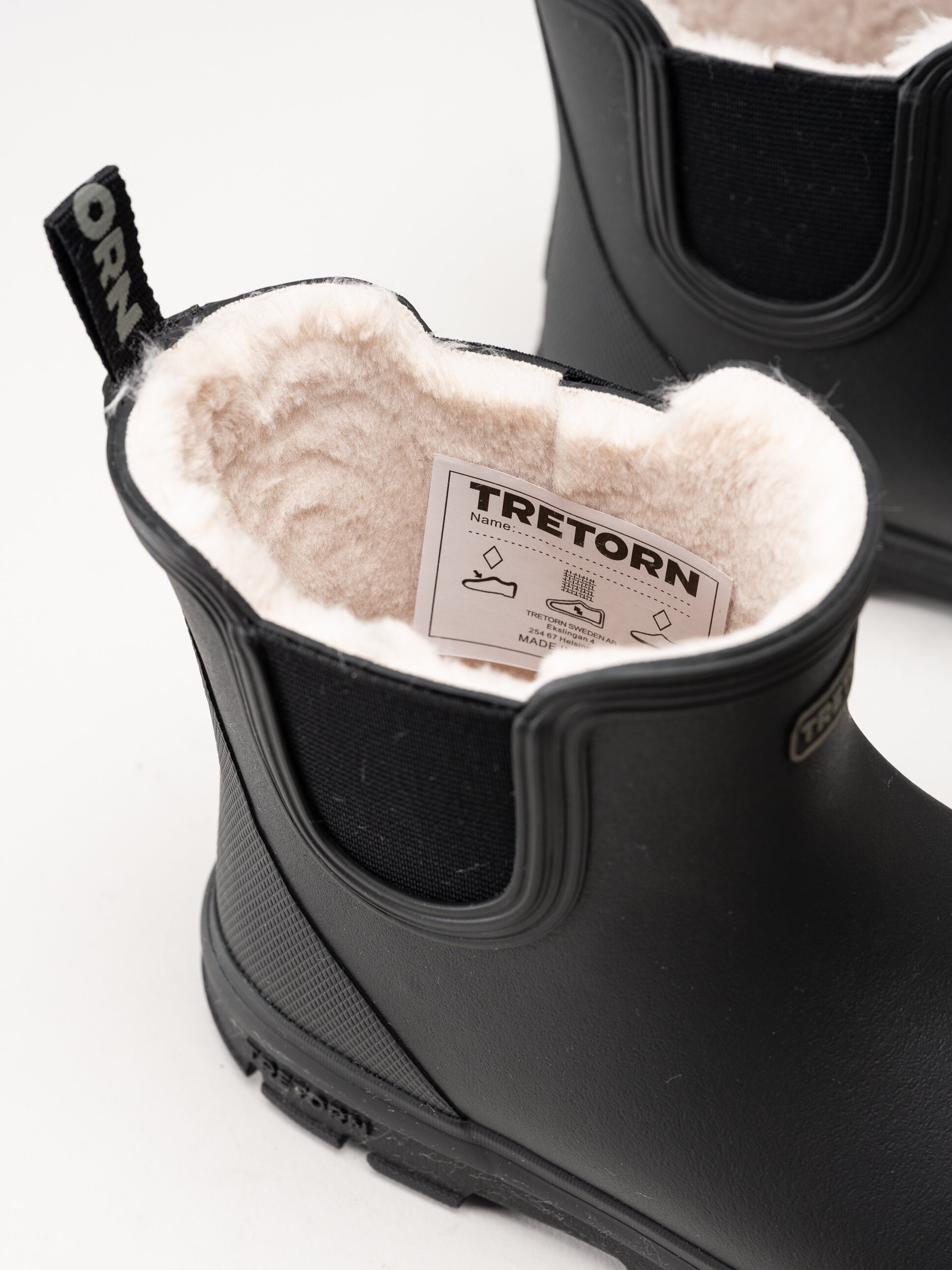 Tretorn - Aktiv Chelsea Winter - Svarta fodrade gummistövlar