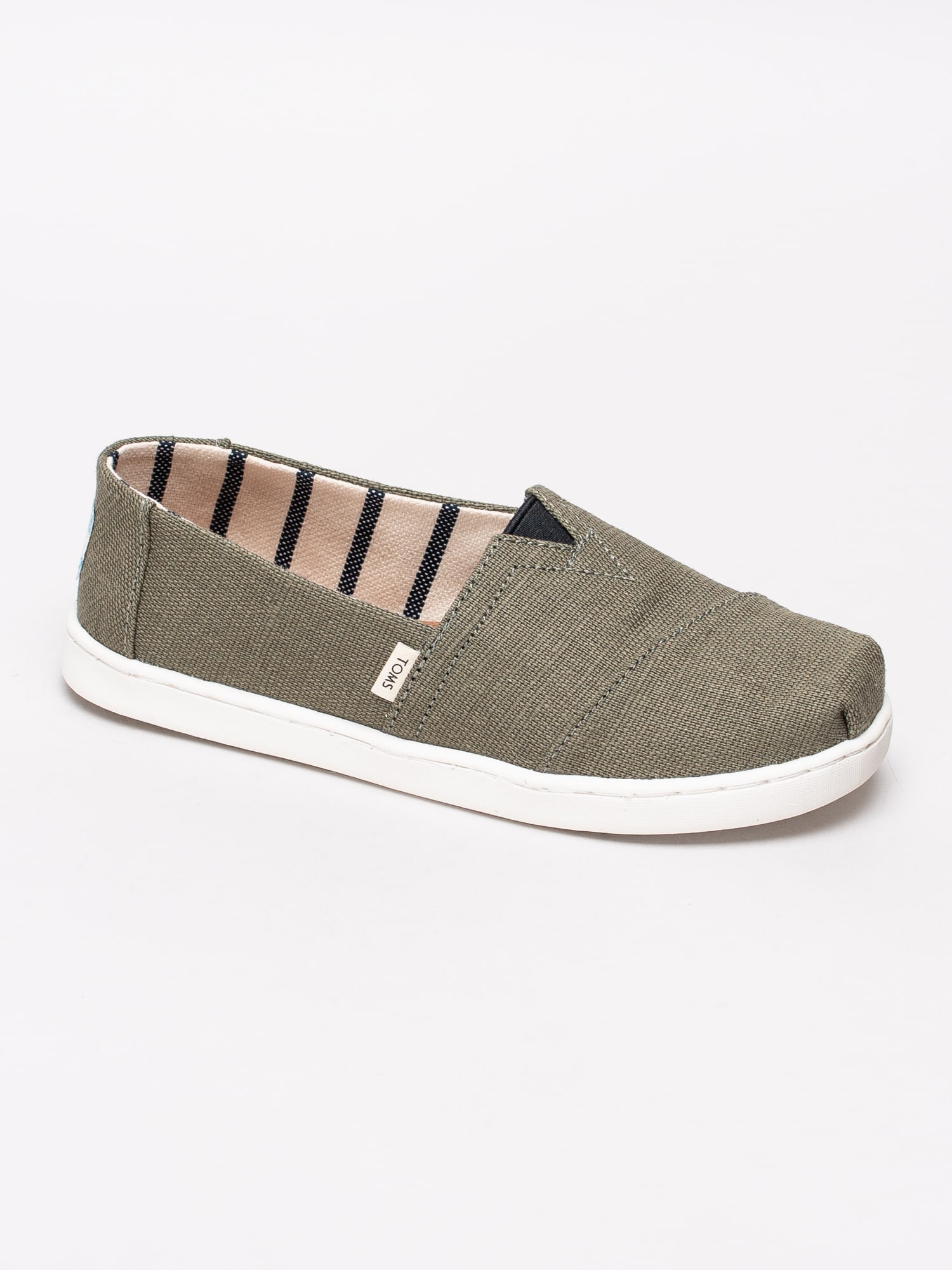 53191021 Toms Alpargata Seasonal New Youth 10013599 mörkgröna slip on tygskor barnskor-1