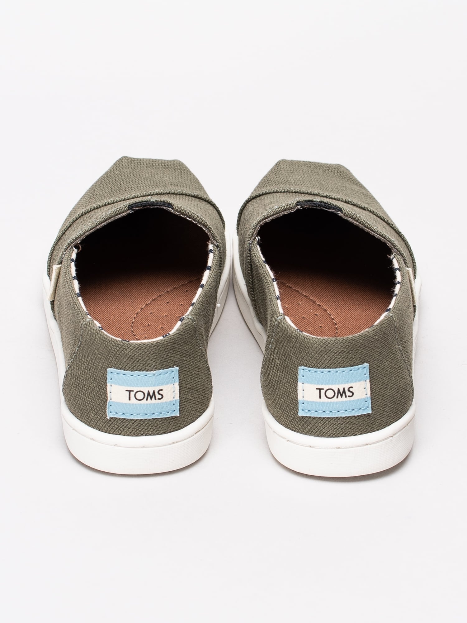 53191021 Toms Alpargata Seasonal New Youth 10013599 mörkgröna slip on tygskor barnskor-4