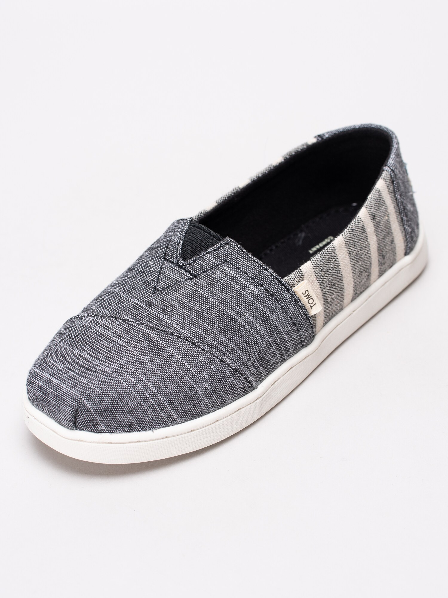 53191022 Toms Alpargata Seasonal New Youth 10013607 mörkblå randig slip on tygskor barnskor-7