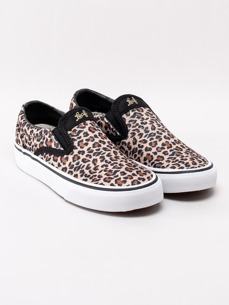 53201009 Leaf Ingared LINGA201H-LEO Leopardmönstrade slip on sneakers-3