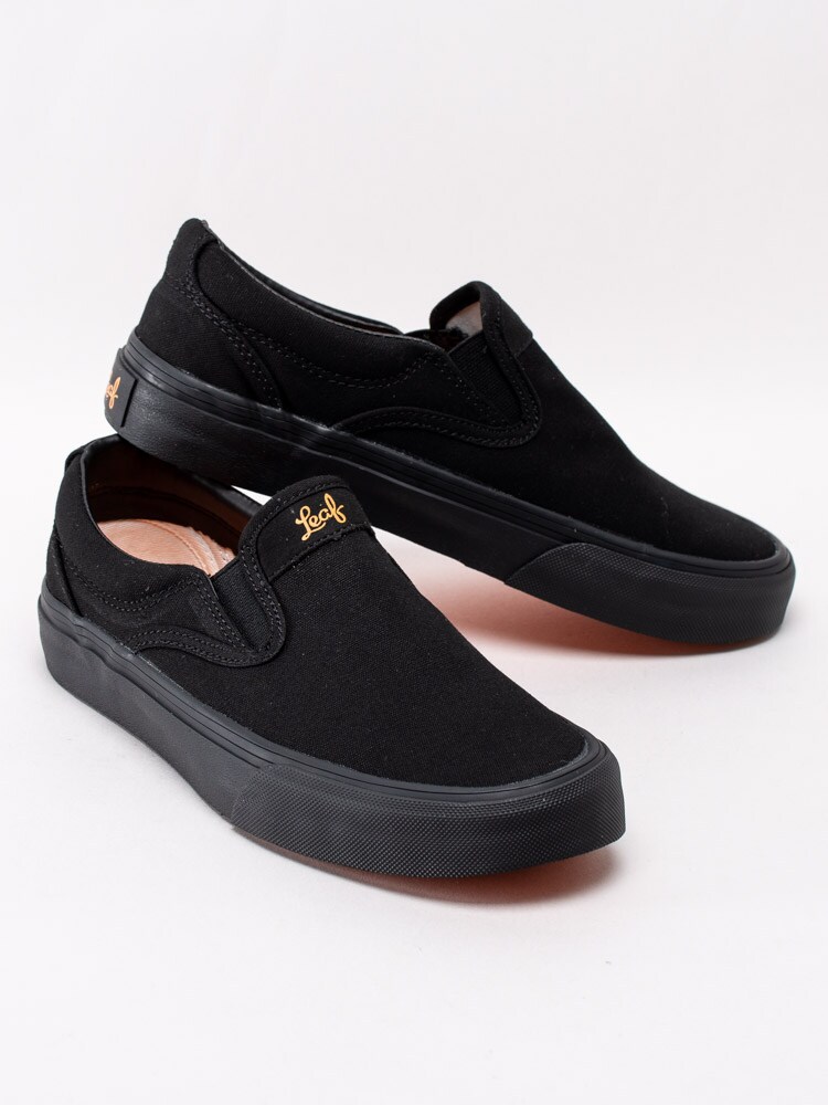 53201010 Leaf Ingared LINGA201H-BLACK Svarta slip on sneakers-6