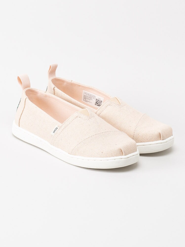 Toms - Alpargata - Rosa espadrillos i textil