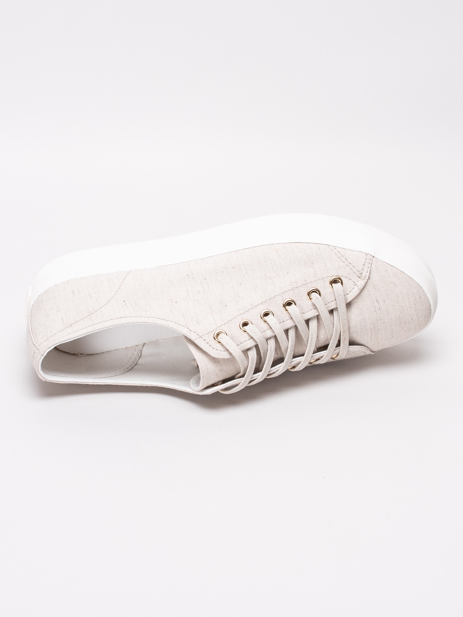 54191017 Vagabond Peggy 4544-080-03 ljusbeige platåsneakers i tyg-4