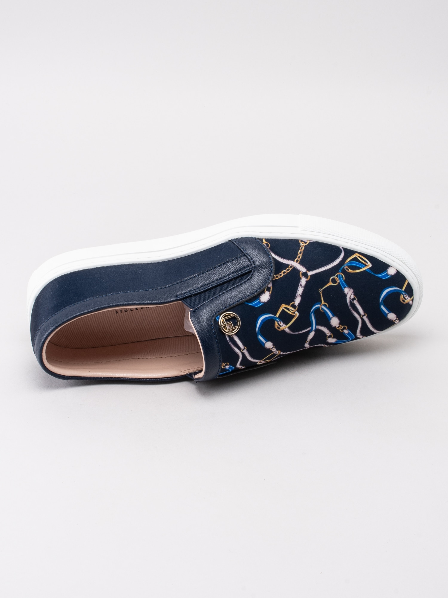 54191035 Philip Hog Chain Slip In Blue mörkblå slip on sneakers-4