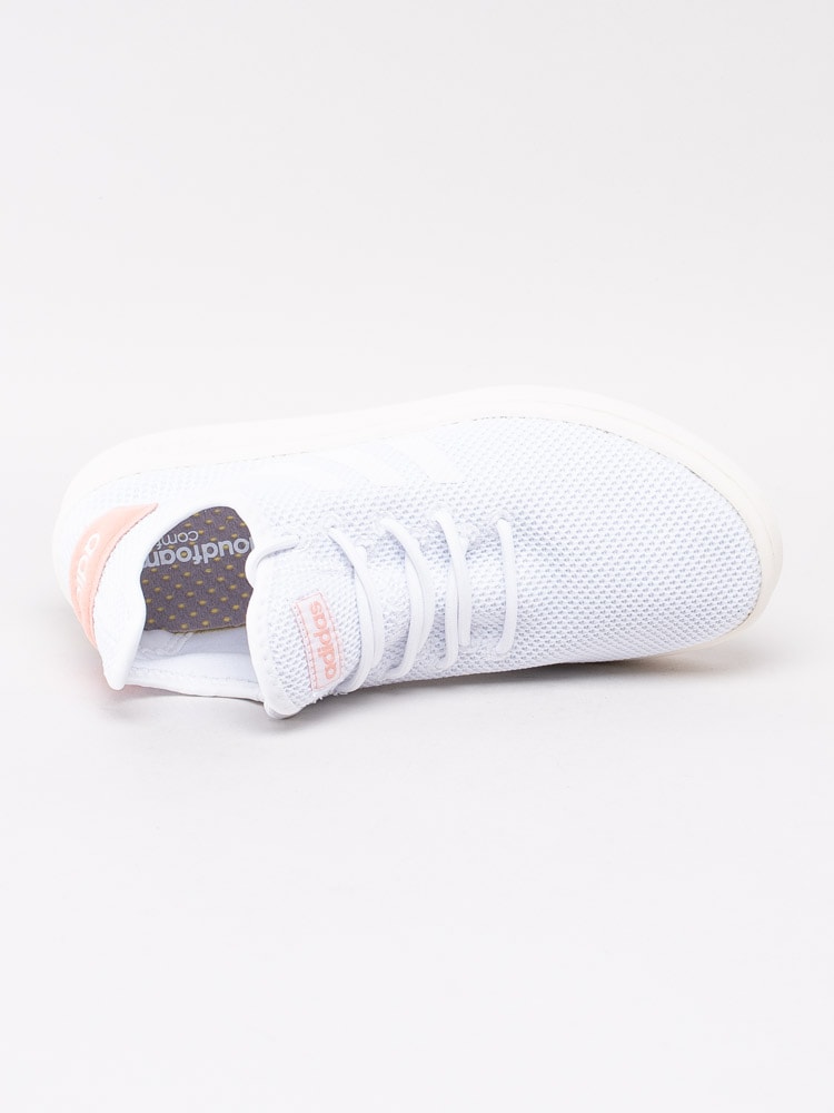 54201001 Adidas Court Adapt F36476 Vita sportiga slip on sneakers i mesh-4