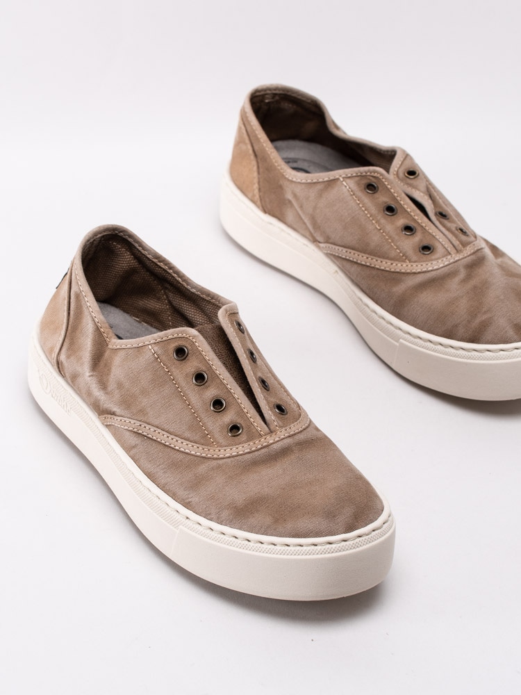 54201013 Natural World Old Sama 6112E-621 Beige tygskor i organiskt bomull-6